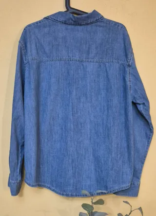 Camisa vaquera Zara azul