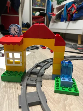 Lego Duplo Tren Estación Señal Figuras