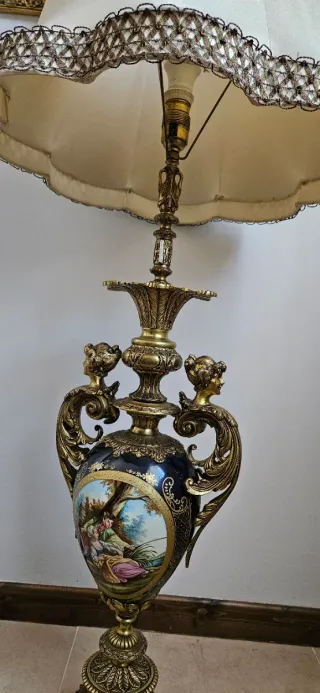 ⚜️Lámpara de Pie Estilo Barroco⚜️