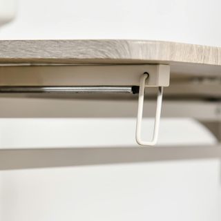 Conjunto de Mesa de Comedor para 2 Personas, Mesa Plegable de Madera y Metal con 2 Sillas de Comedor para Cocina y Salón, Madera Natural