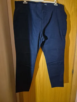 Pantalón mujer talla 54 azul