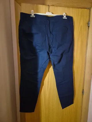 Pantalón mujer talla 54 azul