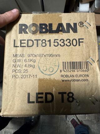 Tubo LED Roblan 90cm 14W 4000K