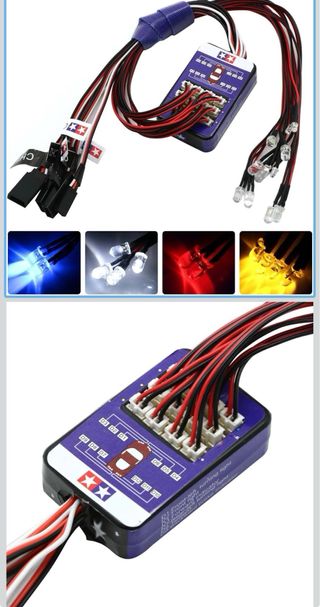 Kit Luces LED Tamiya RC Crawler 12 Unidades