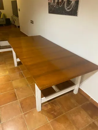 Mesa de comedor madera 2.20 x 1.00