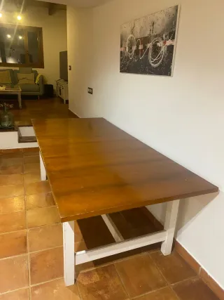 Mesa de comedor madera 2.20 x 1.00