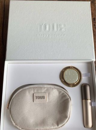 Set Tous Estuche y Neceser Beige/Dorado