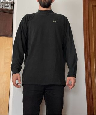 Polo Lacoste Negra Talla 8 (XXL)