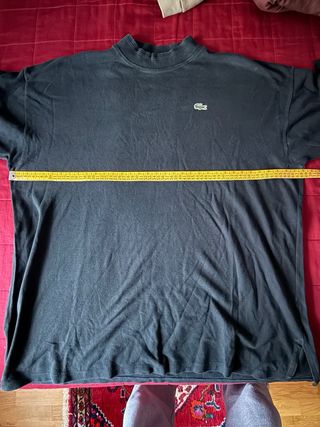 Polo Lacoste Negra Talla 8 (XXL)