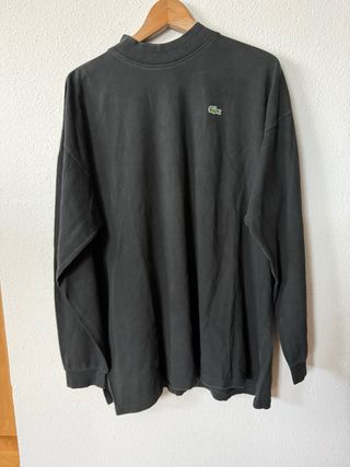 Polo Lacoste Negra Talla 8 (XXL)