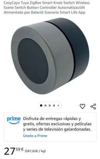 Mando Inalámbrico ZigBee Tuya CosyCaya