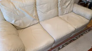 Sofá Relax Natuzzi 3 Plazas Piel