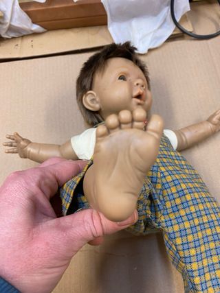 Muñeco realista Carmen González 1994