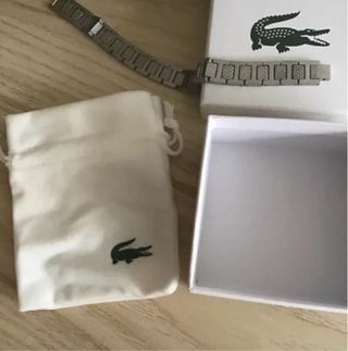 Pulsera Lacoste Hombre Acero Inoxidable Plata