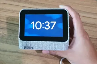 Lenovo Smart Clock 2 Gris con asistente de google