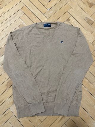 Jersey Silbon V-Neck Marrón Talla M