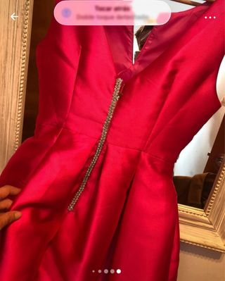 Vestido de ceremonia fucsia