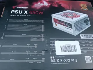 Fuente Alimentación Tempest PSUX 650W full Modular