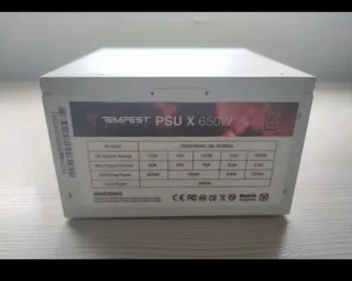 Fuente Alimentación Tempest PSUX 650W full Modular