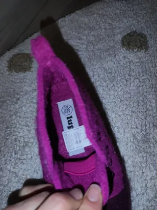 Zapatillas casa niña rosa y morado