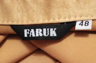 Blusa Tejido Metalizado Dorado