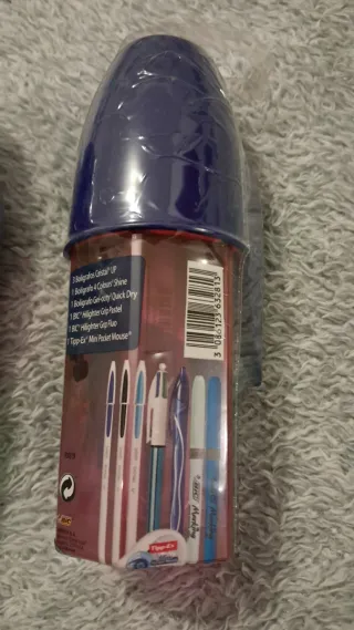 Pack dos estuches de bolígrafos BIC