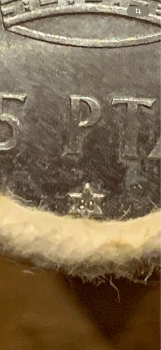 Cartucho 25 Ptas 1975/80,My valorada