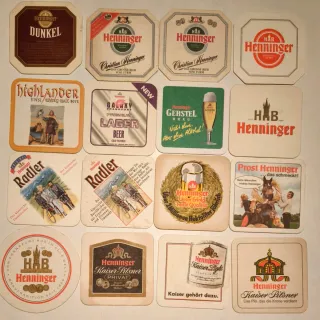 16 posavasos Henninger