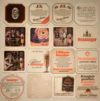 16 posavasos Henninger