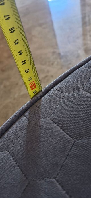 Puff Redondo Gris Nuevo