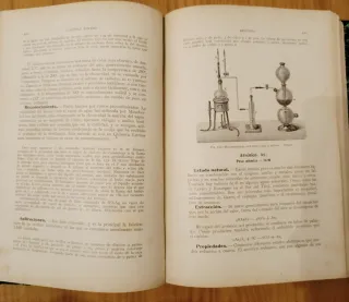 Libro química antiguo