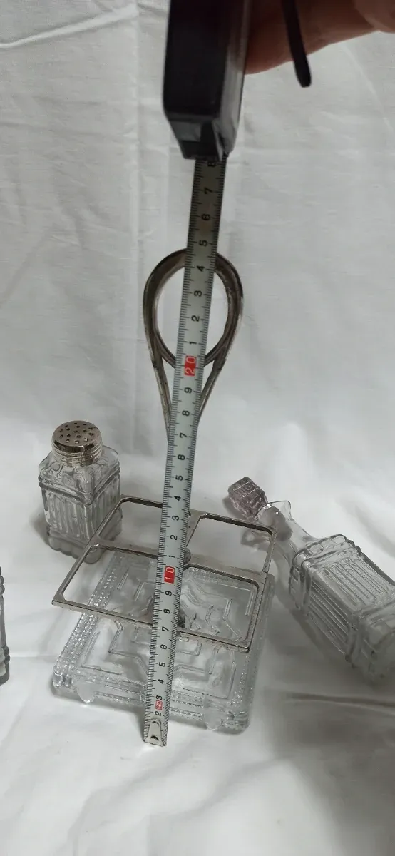 Juego Aceitero Vinagrero Pimentero Salero