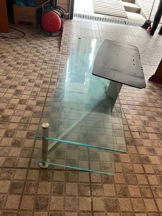 Móvel TV Vidro Inox