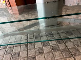 Móvel TV Vidro Inox