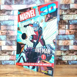 Figura Ant-Man Marvel Heroes 3D + Fascicolo