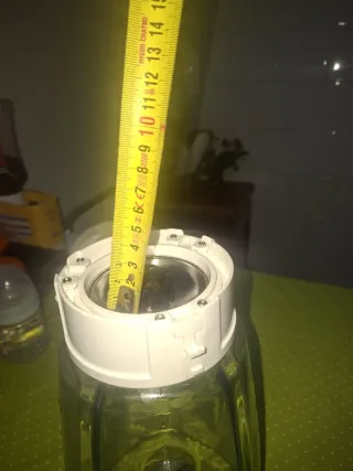 Vaso de licuadora de vidrio