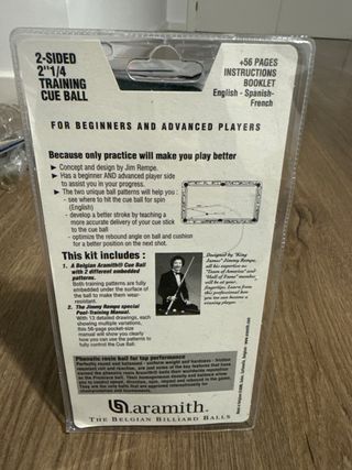 Bola de billar entrenamiento Jim Rempe