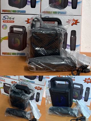 Altavoz Portátil Mini Bluetooth con Micrófono