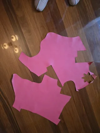 Retales de piel roja