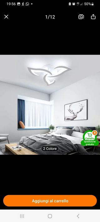 Lampadario LED design moderno
