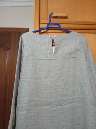 Vestido ZARA gris talla M