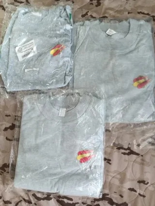 Camisetas deporte Ejercito (gris color)