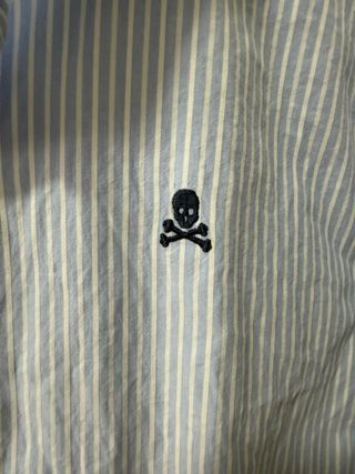 Camisa Scalpers Rayas Azul Talla 41