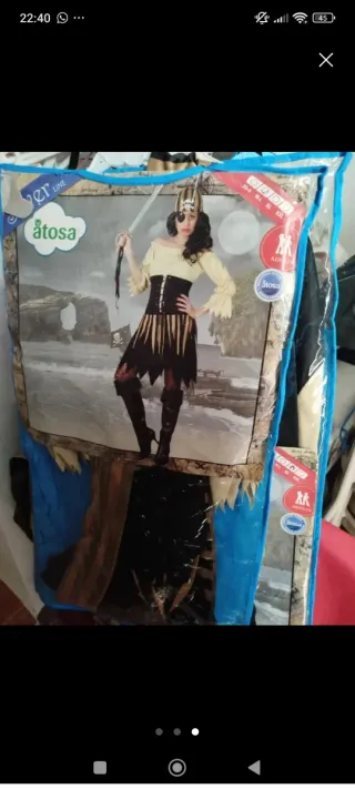 Disfraz Pirata Mujer Atosa Talla M