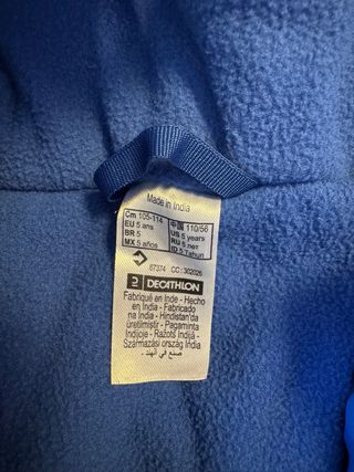 Conjunto esquí niño 5 años. Anorak y pantalon