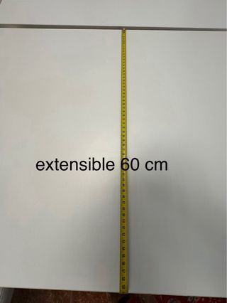 Mesa Comedor Ikea VIHALS Blanca Extensible 120