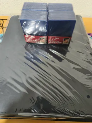 Lote Álbum para Toploader y 100 Toploaders