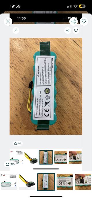 Bateria 14.4V aspirador Midea Kitfort Haier Panda