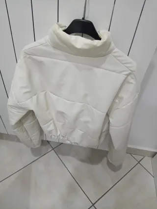 Giubbotto bomber bianco