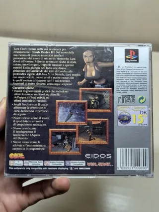 Tomb Raider III Platinum PS1 PAL ITA